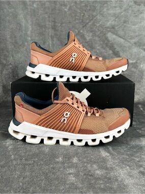 On Cloudswift Running Shoes Womens 8 Blush Denim Athletic Sneakers trainers